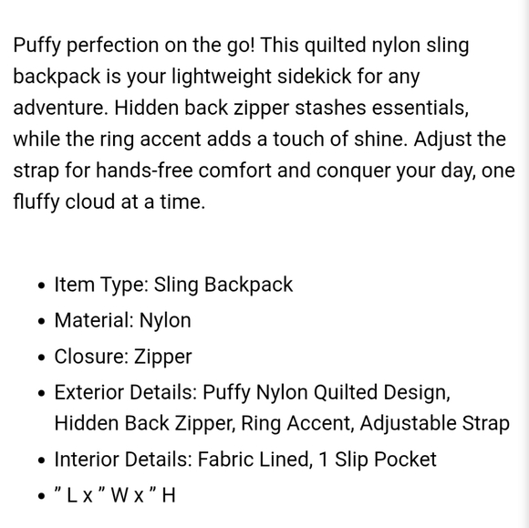 Urban Expressions Bristol Sling Bag - Picture 3 of 7